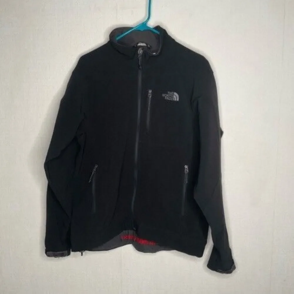 VTG 90s The North Face Carstensz Pyramid 4884m Full Jacket Men Size M Black Rare